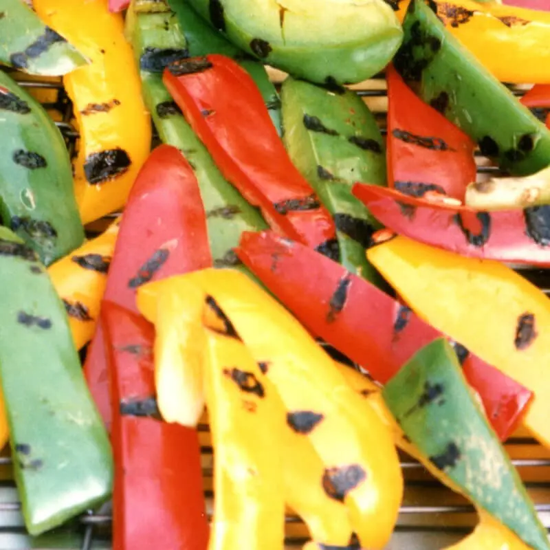 Char-grilling and Bar Marking Vegetables